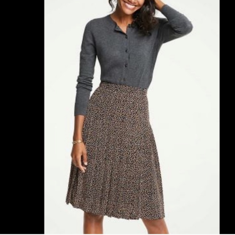NWT Ann Taylor Geo Dot Skirt